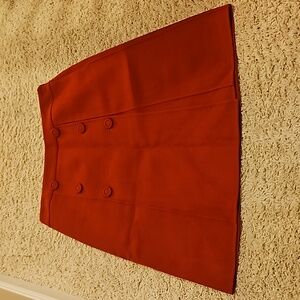 Red Talbots skirt